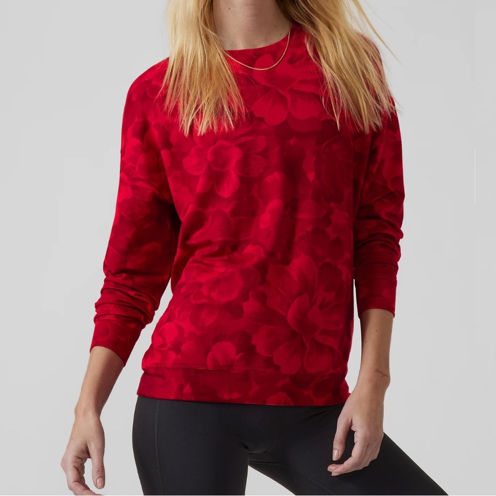Athleta Balance Printed Pullover Brand New with Tags
